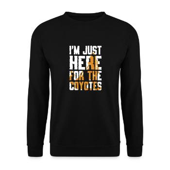 Coyote Hunters - Unisex Sweatshirt - black - Front - Alina (178cm) & Michal (187cm)