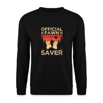 Chasseurs de coyotes - Sweat-shirt Unisexe - noir - Devant - Alina (178cm) & Michal (187cm)