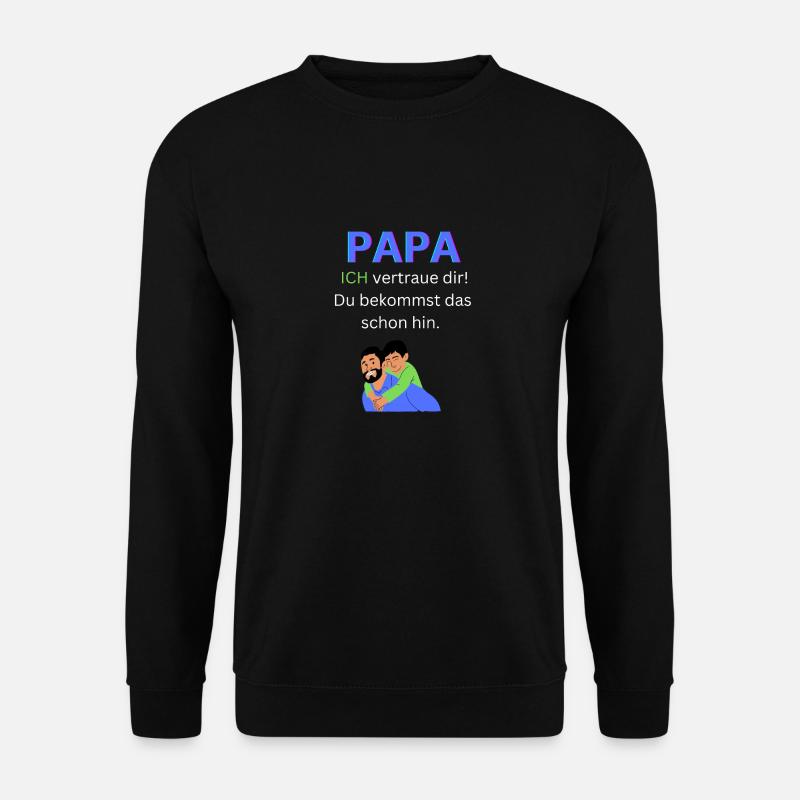Papa Held - Unisex Pullover - Schwarz