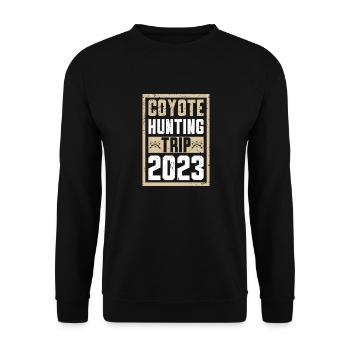 Chasseurs de coyotes - Sweat-shirt Unisexe - noir - Devant - Alina (178cm) & Michal (187cm)