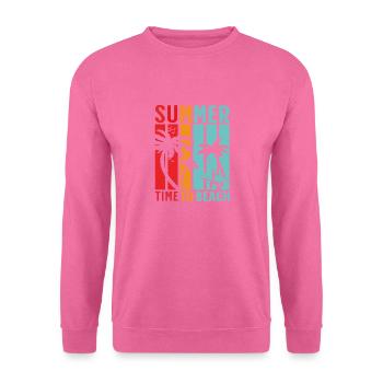 T-shirt d’été - Sweat-shirt Unisexe - rose - Devant