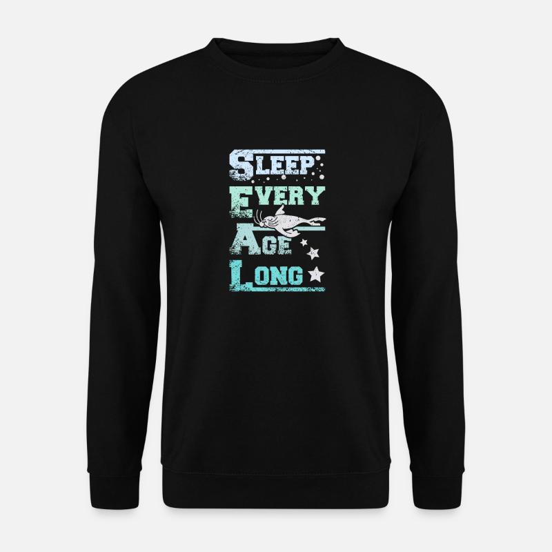 Sleep every age long seals - Unisex Pullover - Schwarz