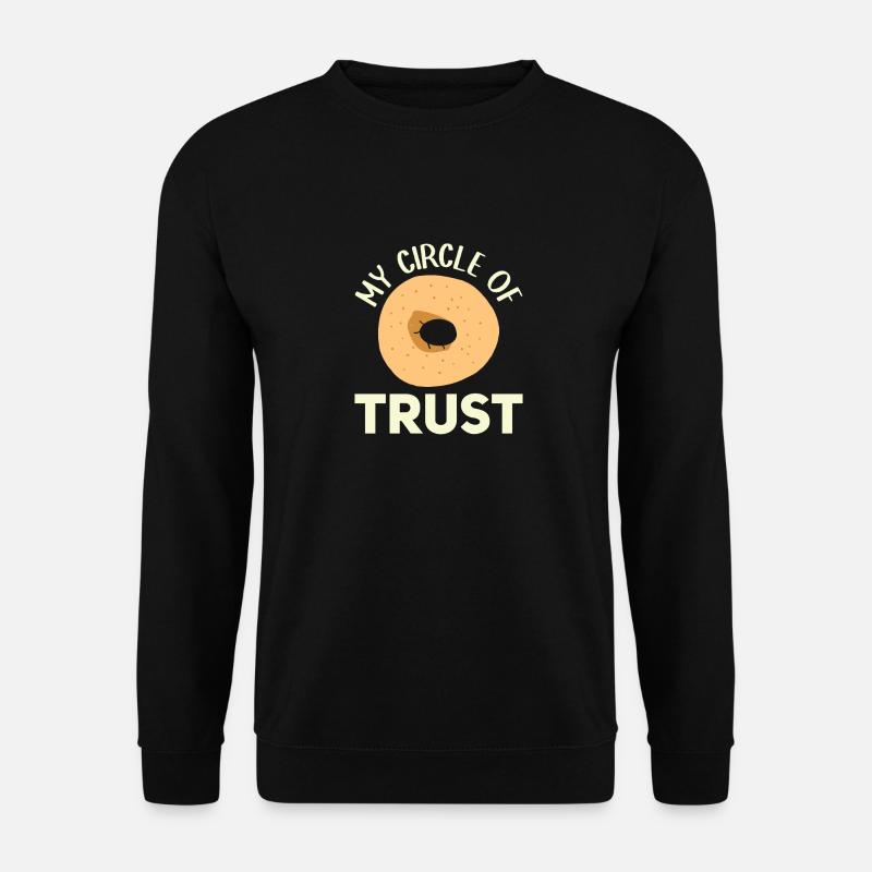 Bagel Spruch Geschenk - Unisex Pullover - Schwarz