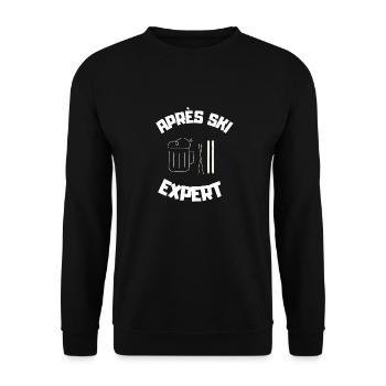 Expert après-ski - Sweat-shirt Unisexe - noir - Devant - Alina (178cm) & Michal (187cm)