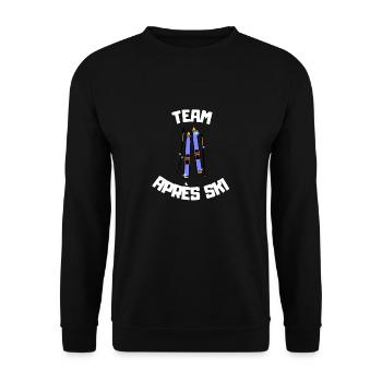 Équipe Apres Ski - Sweat-shirt Unisexe - noir - Devant - Alina (178cm) & Michal (187cm)