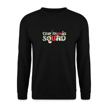 Escouade de Noël Drôle De Noël PJs Family Matching - Sweat-shirt Unisexe - noir - Devant - Alina (178cm) & Michal (187cm)