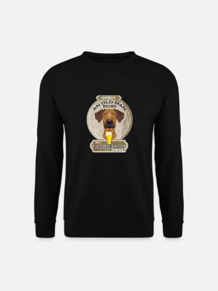 Rhodesian Ridgeback Dad Beer Lover - Unisex Sweatshirt - black