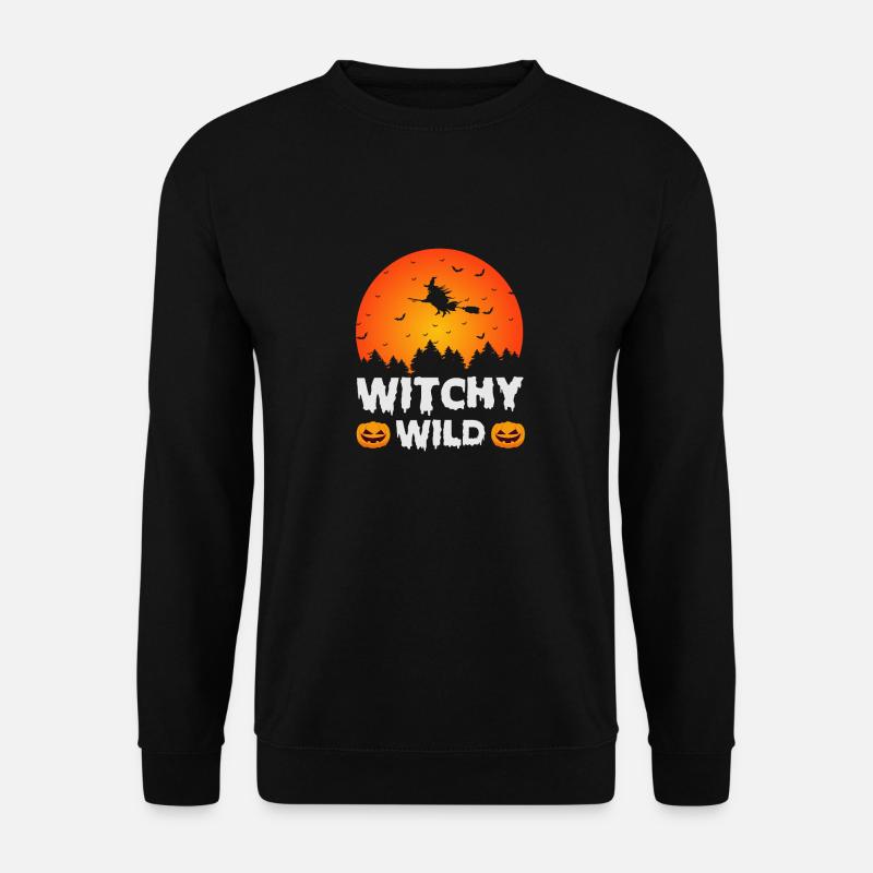 Hexe Halloween T-Shirt - Unisex Pullover - Schwarz