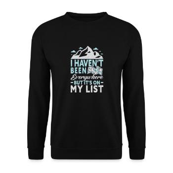 Outdoor Camping Wandern Backpacking - Unisex Pullover - Schwarz - Vorne - Alina (178cm) & Michal (187cm)