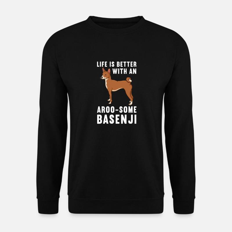 Basenji Dog Gift - Unisex Sweatshirt - black