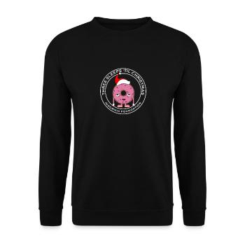 Funny Three Sleeps Until Christmas Insomnia - Unisex Sweatshirt - black - Front - Alina (178cm) & Michal (187cm)