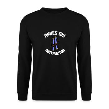 Moniteur d’après-ski - Sweat-shirt Unisexe - noir - Devant - Alina (178cm) & Michal (187cm)