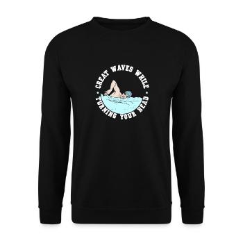 Eine Bahn, Um Sie Alle Zu Beherrschen - Unisex Pullover - Schwarz - Vorne - Alina (178cm) & Michal (187cm)