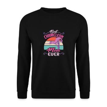 Herpétologiste des reptiles lézards caméléons - Sweat-shirt Unisexe - noir - Devant - Alina (178cm) & Michal (187cm)