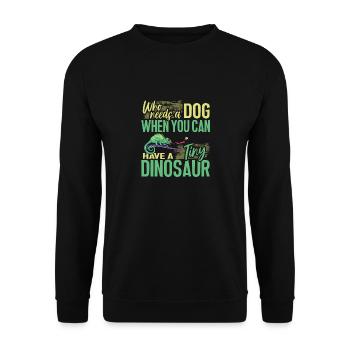 Herpétologiste des reptiles lézards caméléons - Sweat-shirt Unisexe - noir - Devant - Alina (178cm) & Michal (187cm)