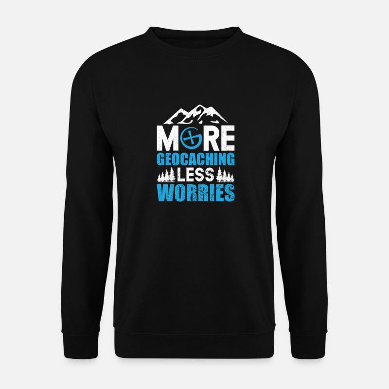 Geocaching Geocacher Geschenk - Unisex Pullover - Schwarz