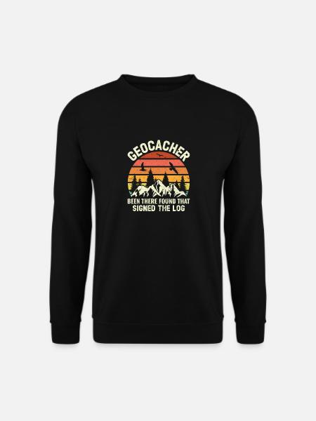 Geocaching Geocacher Gift - Unisex Sweatshirt - black