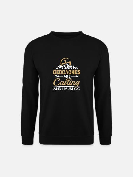 Geocaching Geocacher Geschenk - Unisex Pullover - Schwarz