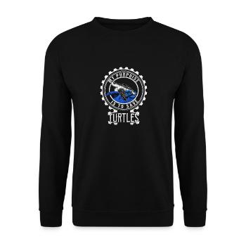 Tortues Tortues marines Tortues - Sweat-shirt Unisexe - noir - Devant - Alina (178cm) & Michal (187cm)