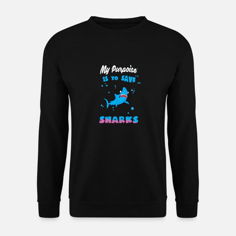 Requin Requin Plongeur Requin - Sweat-shirt Unisexe - noir