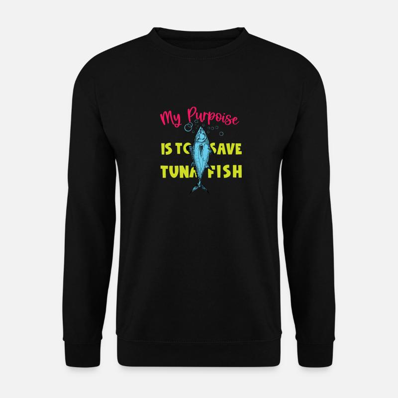 Tuna Tuna salad Bigeye Longtail - Unisex Sweatshirt - black