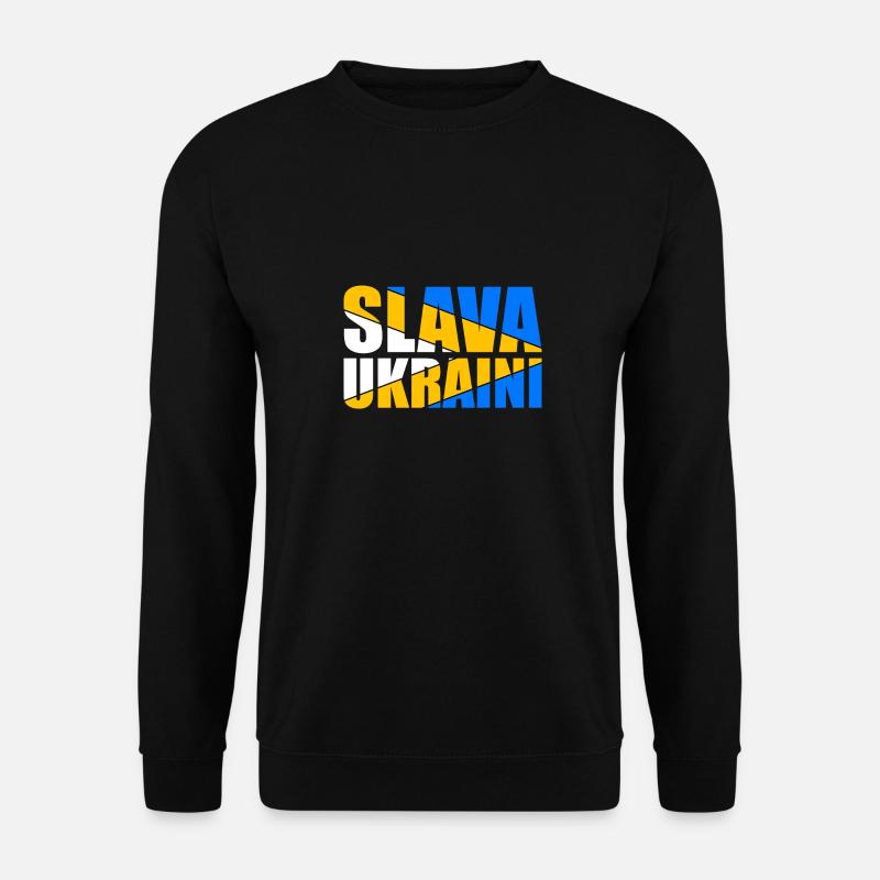 Ukraine Peace Slava - Unisex Pullover - Schwarz