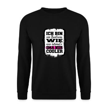 hund spaß hundehalter weihnachten lieben chihuahua - Unisex Pullover - Schwarz - Vorne - Alina (178cm) & Michal (187cm)
