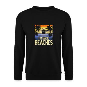 Kreuzfahrt Kreuzfahrtschiff Urlaub Meer - Unisex Pullover - Schwarz - Vorne - Alina (178cm) & Michal (187cm)
