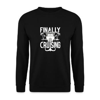Croisière Croisière Vacances Mer - Sweat-shirt Unisexe - noir - Devant - Alina (178cm) & Michal (187cm)