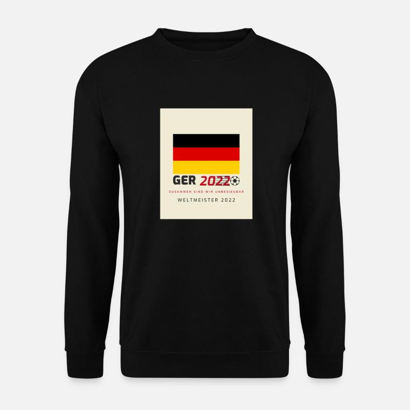 Ger 2022 Weltmeister - Unisex Pullover - Schwarz