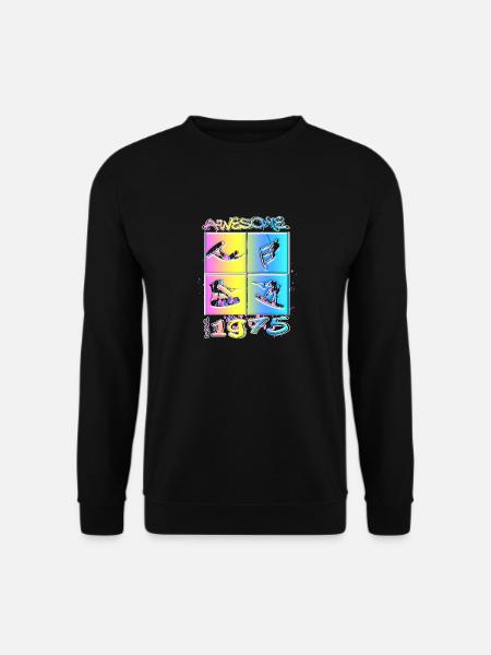 Awesome since 1975. Wakeboard Lifestyle - Unisex Pullover - Schwarz