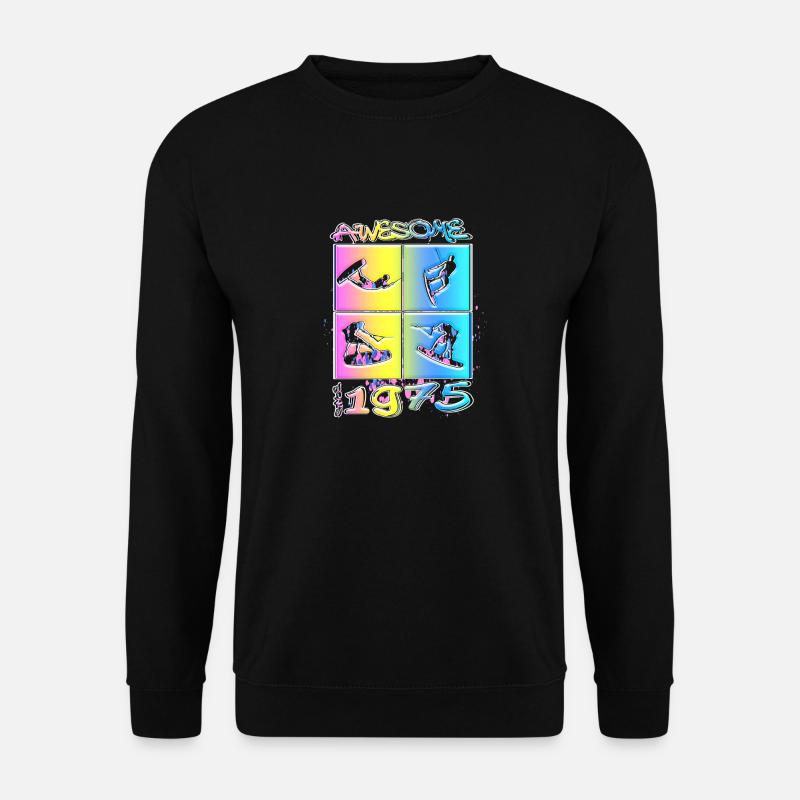 Awesome since 1975. Wakeboard Lifestyle - Unisex Pullover - Schwarz