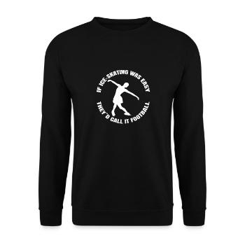 Figure Skating Ice Skating Figure Skating Figure Skating - Unisex Sweatshirt - black - Front - Alina (178cm) & Michal (187cm)