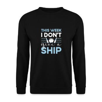 Croisière Croisière Vacances Mer - Sweat-shirt Unisexe - noir - Devant - Alina (178cm) & Michal (187cm)