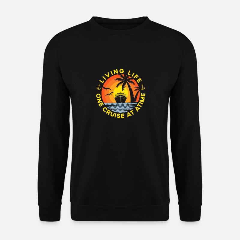 Kreuzfahrt Kreuzfahrtschiff Urlaub Meer - Unisex Pullover - Schwarz