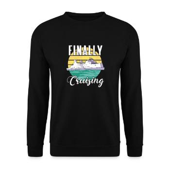 Croisière Croisière Vacances Mer - Sweat-shirt Unisexe - noir - Devant - Alina (178cm) & Michal (187cm)