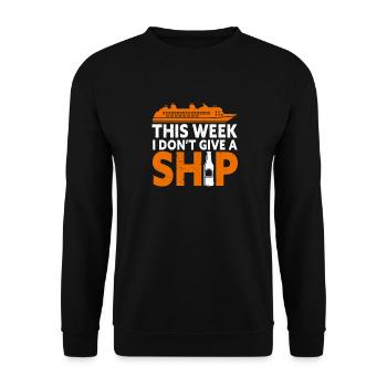 Kreuzfahrt Kreuzfahrtschiff Urlaub Meer - Unisex Pullover - Schwarz - Vorne - Alina (178cm) & Michal (187cm)