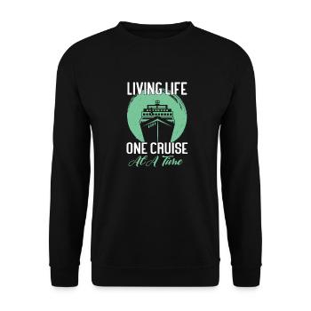 Croisière Croisière Vacances Mer - Sweat-shirt Unisexe - noir - Devant - Alina (178cm) & Michal (187cm)