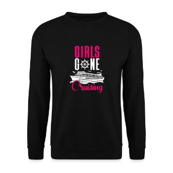 Croisière Croisière Vacances Mer - Sweat-shirt Unisexe - noir - Devant - Alina (178cm) & Michal (187cm)