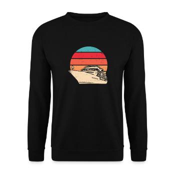 Croisière Croisière Vacances Mer - Sweat-shirt Unisexe - noir - Devant - Alina (178cm) & Michal (187cm)