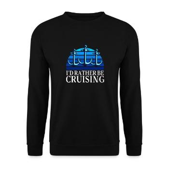 Croisière Croisière Vacances Mer - Sweat-shirt Unisexe - noir - Devant - Alina (178cm) & Michal (187cm)