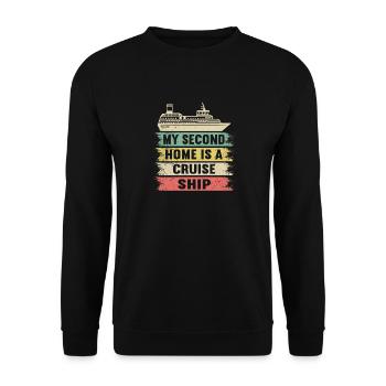 Croisière Croisière Vacances Mer - Sweat-shirt Unisexe - noir - Devant - Alina (178cm) & Michal (187cm)