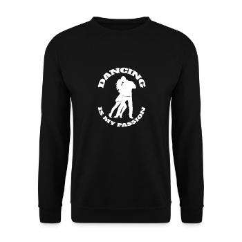Danse Hobby Dancer Sport Cadeau Danse Sport - Sweat-shirt Unisexe - noir - Devant - Alina (178cm) & Michal (187cm)