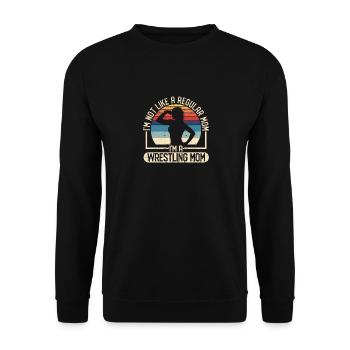 I'm not like a normal mother, I'm a - Unisex Sweatshirt - black - Front - Alina (178cm) & Michal (187cm)
