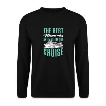 Croisière Croisière Vacances Mer - Sweat-shirt Unisexe - noir - Devant - Alina (178cm) & Michal (187cm)