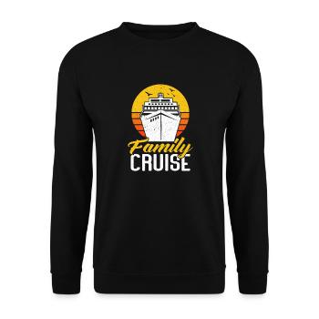 Croisière Croisière Vacances Mer - Sweat-shirt Unisexe - noir - Devant - Alina (178cm) & Michal (187cm)
