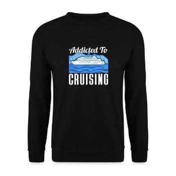 Croisière Croisière Vacances Mer - Sweat-shirt Unisexe - noir - Devant - Alina (178cm) & Michal (187cm)