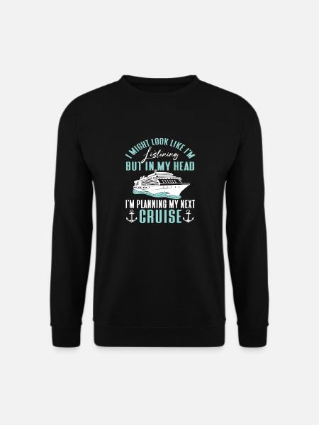 Kreuzfahrt Kreuzfahrtschiff Urlaub Meer - Unisex Pullover - Schwarz