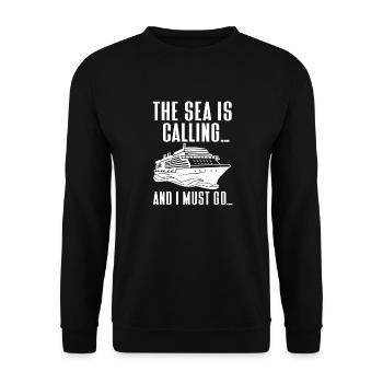 Croisière Croisière Vacances Mer - Sweat-shirt Unisexe - noir - Devant - Alina (178cm) & Michal (187cm)