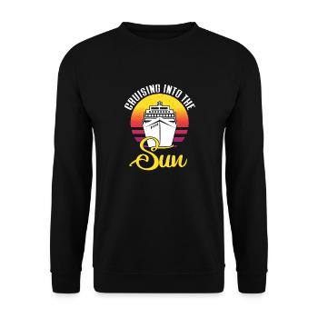 Croisière Croisière Vacances Mer - Sweat-shirt Unisexe - noir - Devant - Alina (178cm) & Michal (187cm)